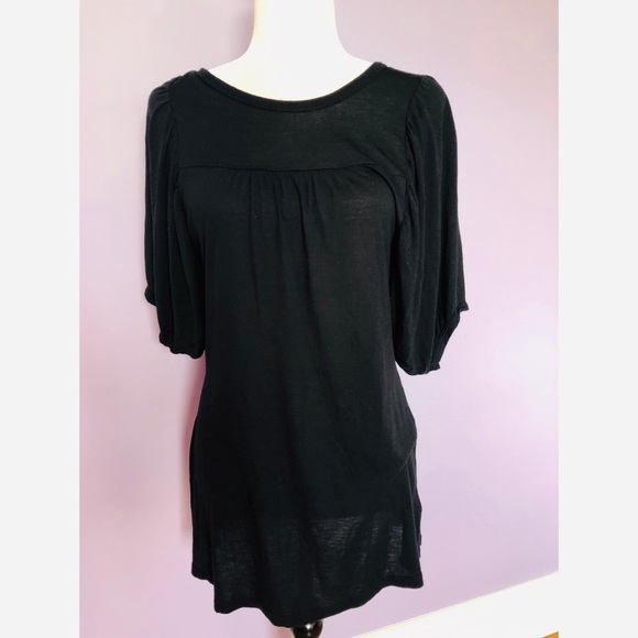 Michael Kors Dresses & Skirts - Michael kors black dress with puff sleeves